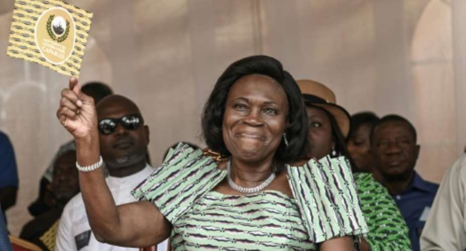Nicknamed the Iron Lady, Simone Gbagbo is the ex-wife of former Ivorian President Laurent Gbagbo.  By Sia KAMBOU (AFP/File)