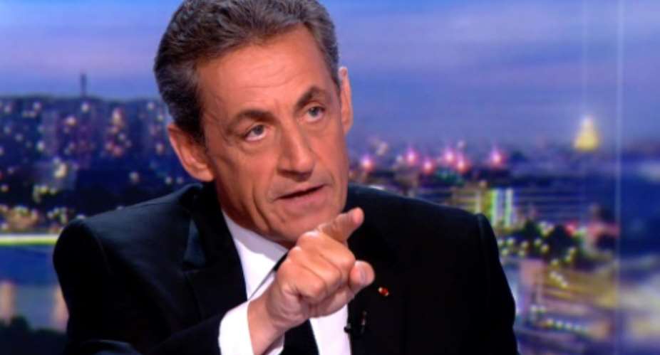 Nicolas Sarkozy appeared on prime-time TV Thursday to  deny claims that he accepted millions of euros from late Libyan dictator Moamer Kadhafi.  By Handout TF1AFP