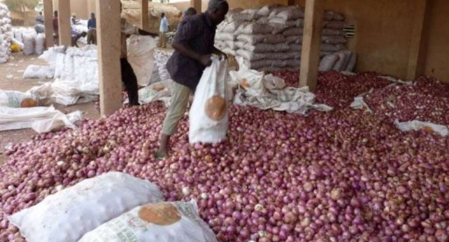 The conflict in Libya has hit Nigerien onion-growers hard.  By Boureima Hama (AFP)