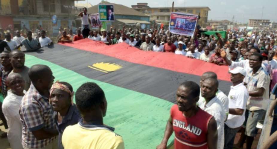 Nigeria in recent weeks has seen a wave of protests calling for an independent state of Biafra, 45 years after the end of the brutal civil sparked by a previous declaration of independence.  By Pius Utomi Ekpei AFP