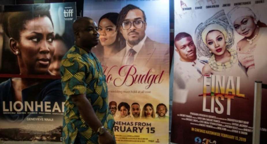Nigeria has a thriving entertainment industry, but many of its stars and workers struggle to earn money.  By CRISTINA ALDEHUELA AFPFile