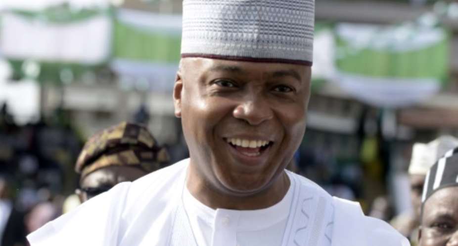 Nigeria Senator Bukola Saraki, who leads the upper chamber of parliament and is the third-highest politician in Nigeria after the president and vice-president, has been accused of making a false declaration of assets.  By Pius Utomi Ekpei AFPFile