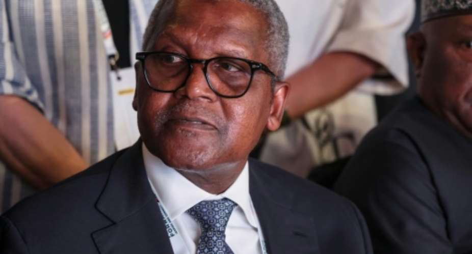 Nigerian businessman Aliko Dangote is ranked as Africas richest man.  By Ludovic MARIN (AFP)