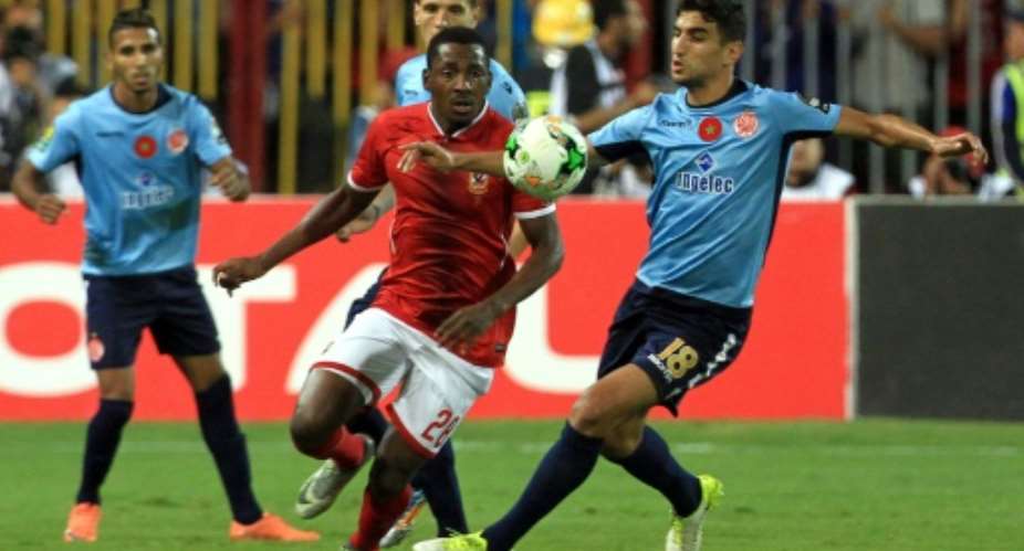 Nigerian forward Junior Ajayi C is one of the foreign stars in the Al Ahly squad.  By  AFPFile