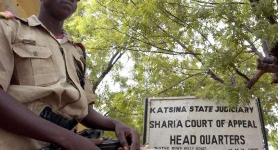 Sharia law is in place across 12 states in predominately Muslim northern Nigeria.  By Jacob Silberberg AFPFile