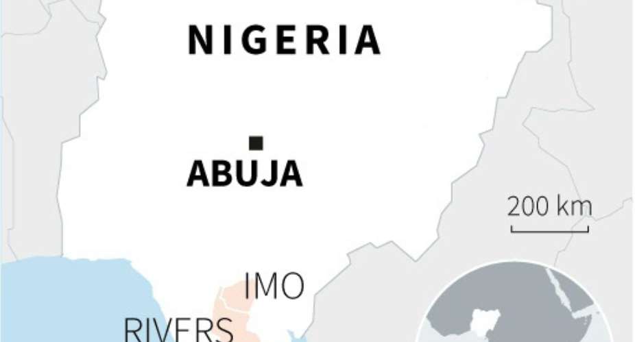 Nigerian oil blast.  By  AFP