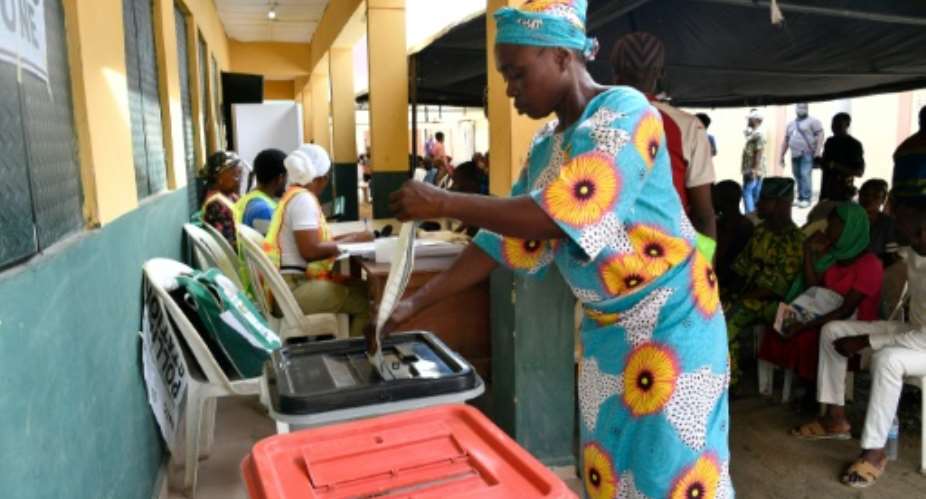 Nigerians go to the polls in local elections on Saturday.  By PIUS UTOMI EKPEI AFP