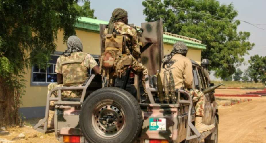 Nigeria's army is battling jihadists in the northeast and bandit militias in the northwest.  By Audu Marte AFP