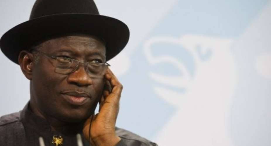 Goodluck Jonathan says he will bring the perpetrators of violence to justice.  By John Macdougall (AFP)