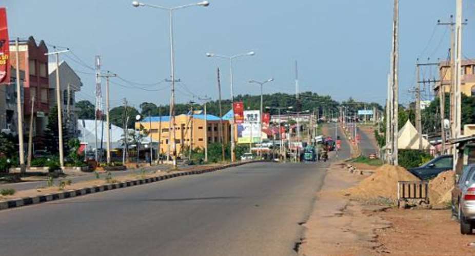 A view of Kaduna during a ban on movement on June 19, 2012.  By Victor Ulasi AFPFile
