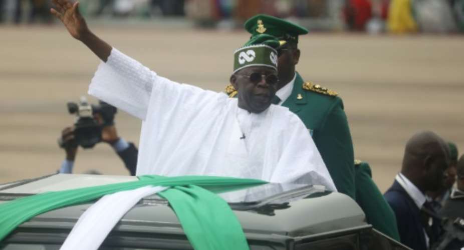 Nigeria's President Bola Tinubu C was sworn in on May 29 and has already begun major economic reforms.  By KOLA SULAIMON AFPFile
