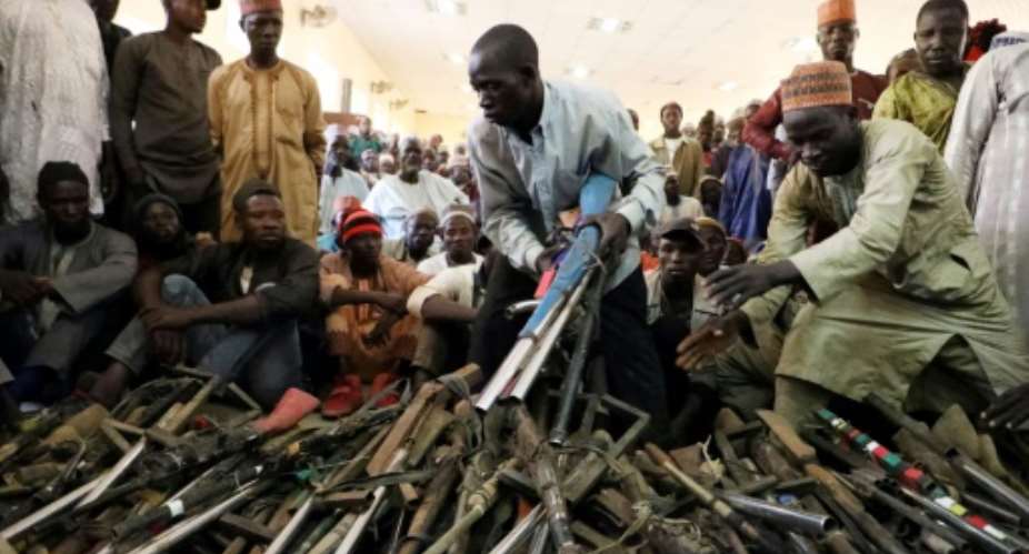 Nigeria's Zamfara state has previously banned vigilante groups.  By Kola Sulaimon AFPFile