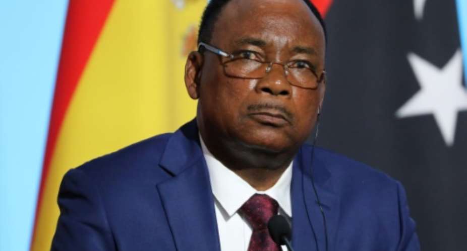 Nigerien President Mahamadou Issoufou, pictured in August 2017, said an attack on a joint patrol in his country's southwest resulted in a large number of casualties.  By ludovic MARIN AFPFile