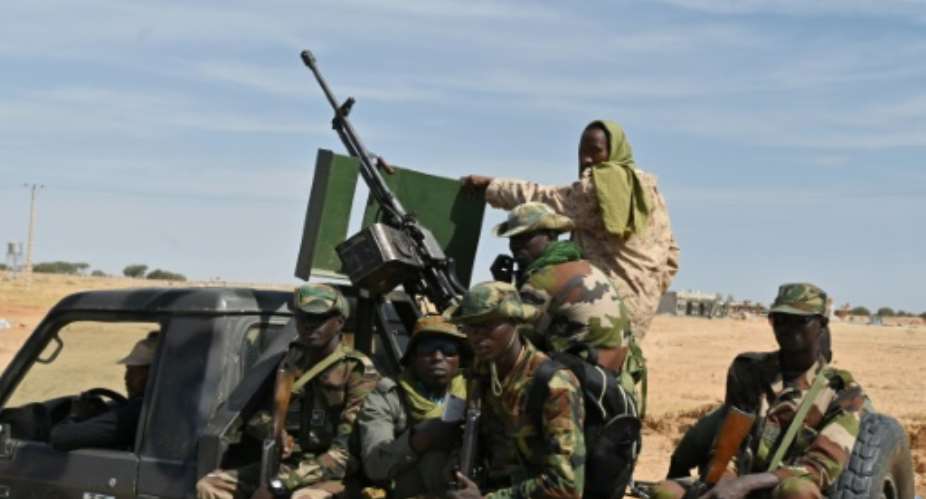 Niger's army is fighting jihadist insurgencies on two fronts.  By Issouf SANOGO AFP