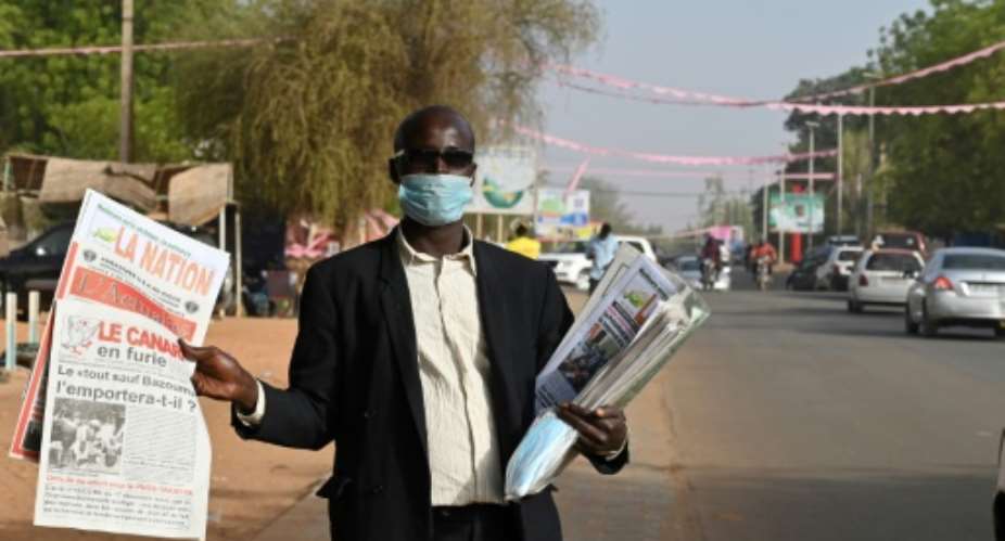 Niger's newspaper industry was barely over the Covid pandemic when the West African country was hit with sanctions over a coup in July.  By Issouf SANOGO AFPFile