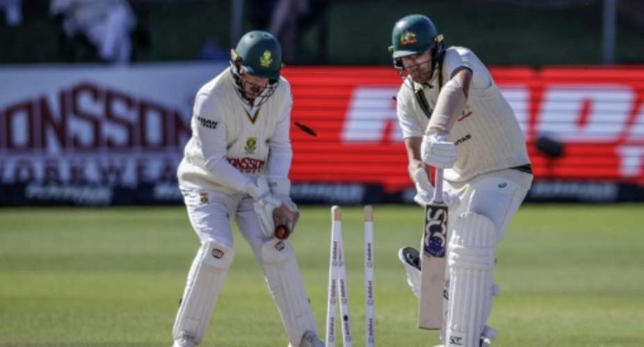 Nightwatchman Scott Boland offered admirable resistance but eventually departed for a stubborn 40 off 166 balls.  By Marco Longari (AFP)