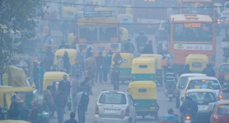 Nine out of 10 people globally are breathing poor quality air, the World Health Organization says.  By Chandan Khanna AFPFile