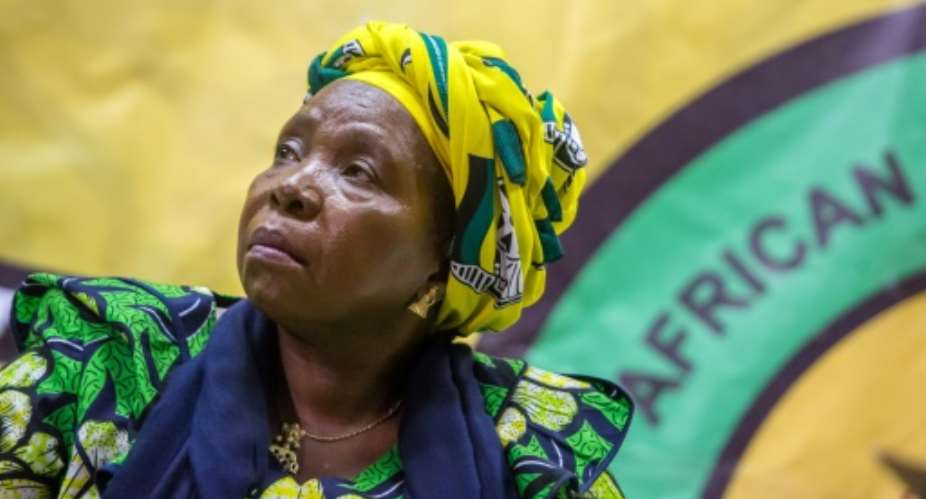 Nkosazana Dlamini-Zuma, former African Union chief and President Jacob's Zuma's ex-wife, is one of the favourites to be the next ANC leader.  By RAJESH JANTILAL AFPFile