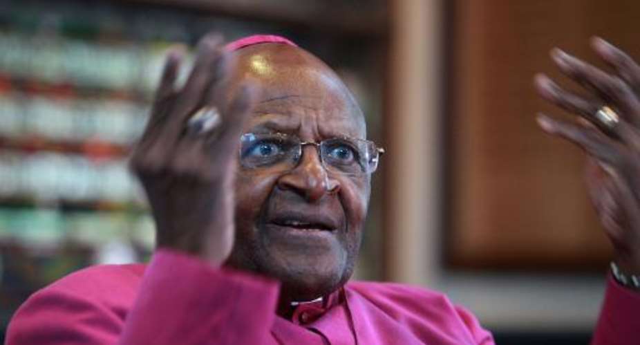 Nobel Peace Laureate Archbishop Desmond Tutu has made a scathing attack on S.Africa's development after the end of apartheid 20 years ago.  By Jennifer Bruce AFPFile