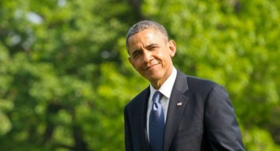 US President Barack Obama returns to the White House in Washington on May 19, 2013.  By Nicholas Kamm (AFP/File)