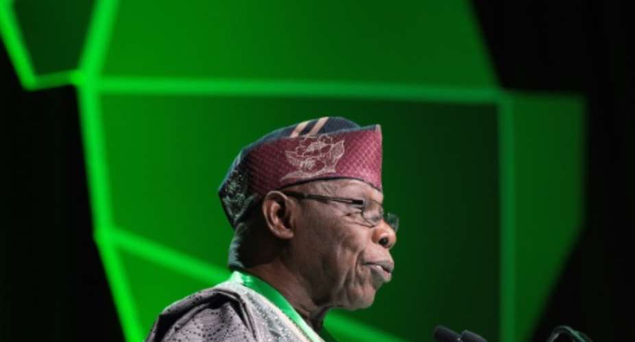 Obasanjo said his former deputy Abubakar would be more business friendly that President Muhammadu Buhari.  By RODGER BOSCH AFPFile