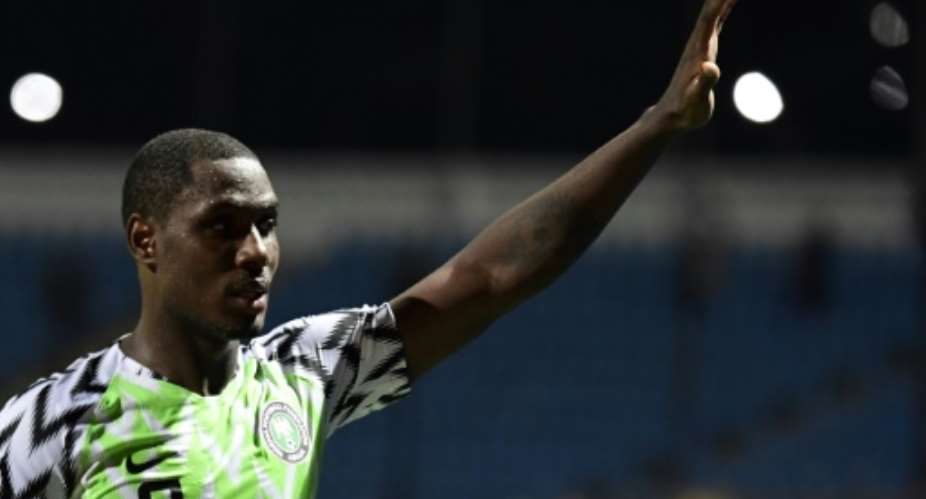 Odion Ighalo scored twice and set up the winning goal in a 3-2 victory over Cameroon.  By JAVIER SORIANO AFPFile
