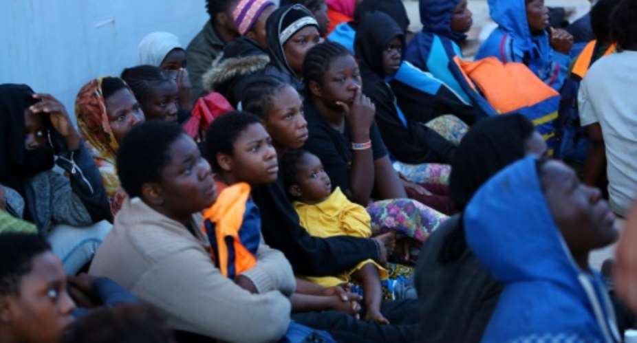 Of the 3,400 migrants rescued on Friday, around a third were taken back to Libya while the rest went to Italy.  By MAHMUD TURKIA AFP