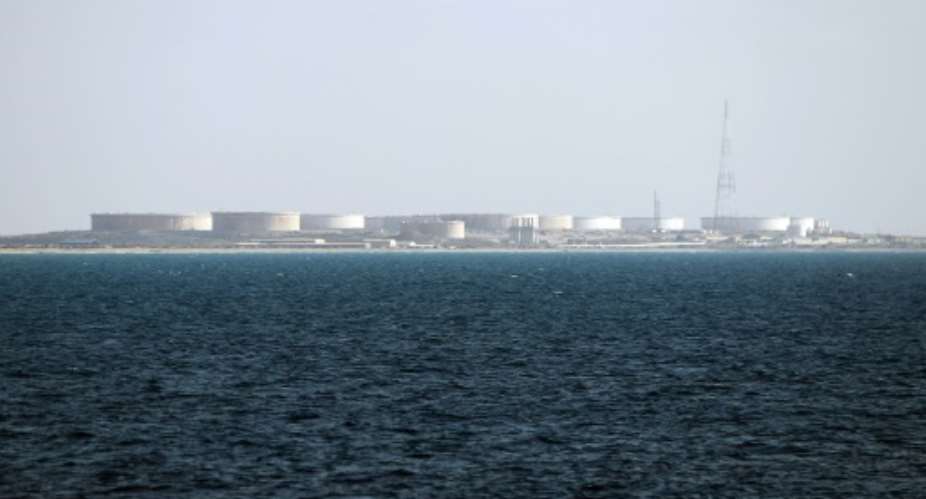 Oil terminal of Marsa al-Hariga on Libya's Mediterranean coast.  By ABDULLAH DOMA AFPFile