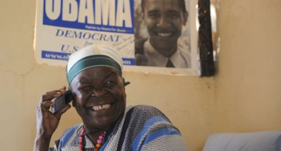 Once a simple country woman, Sarah Obama was for a long time best known for the hot porridge and doughnuts she served at a local school..  By Simon MAINA AFPFile
