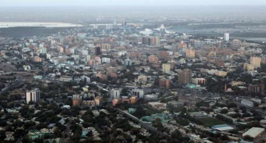 A man died after being injured in clashes between two groups of university students in the Sudanese capital Khartoum aerial view seen here, the interior ministry said in a statement.  By Khaled Desouki AFPFile