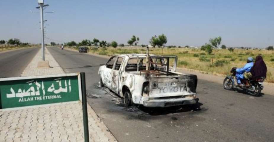 Explosions and gunfire had rocked the city on Friday.  By Pius Utomi Ekpei (AFP)