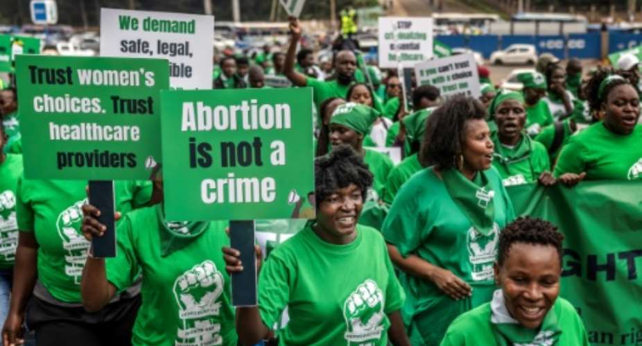 One study found there were 792,000 abortions in a single year in Kenya.  By Luis TATO (AFP)