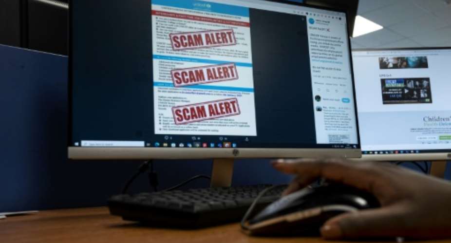 Online job scams are commonplace in  African countries battling high unemployment.  By Tony KARUMBA AFP