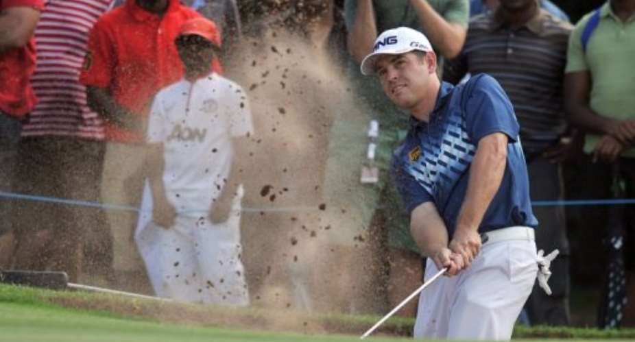 South Africa's Louis Oosthuizen during the Volvo Golf Champions in Durban on January 13, 2013.  By  AFPFile