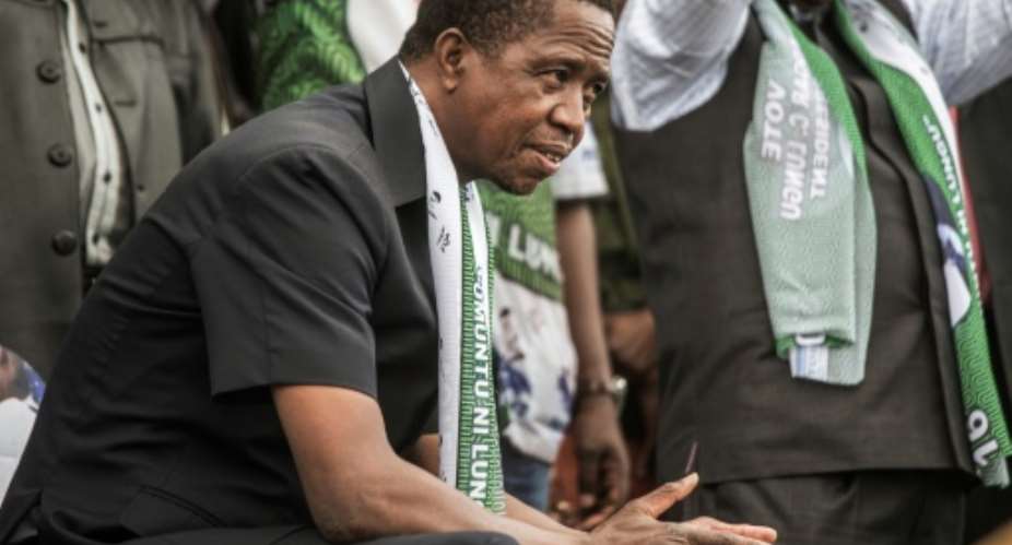 Opposition to Zambian President Edgar Lungu is growing over the jailing of a prominent rival.  By GIANLUIGI GUERCIA AFP