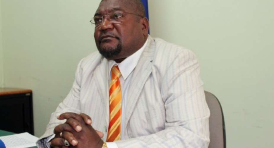 Ossufo Momade, seen in 2012, will run as the Renamo party candidate in Mozambique's October 2019 presidential election against  Daviz Simango from the opposition MDM and President Filipe Nyusi from the ruling Frelimo party.  By ROBERTO MATCHISSA AFPFile