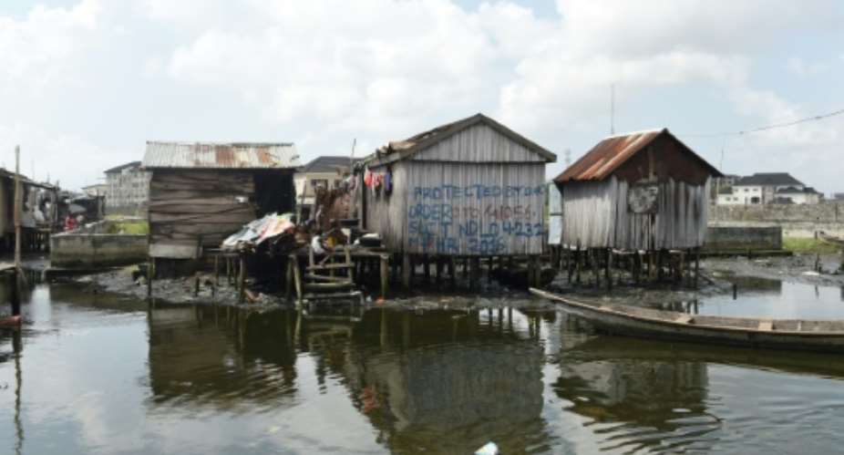 Otodo Gbame, a fishing community in Lagos is the latest casualty in a drive by the authorities to turn Nigeria's commercial capital into a megacity.  By PIUS UTOMI EKPEI AFPFile
