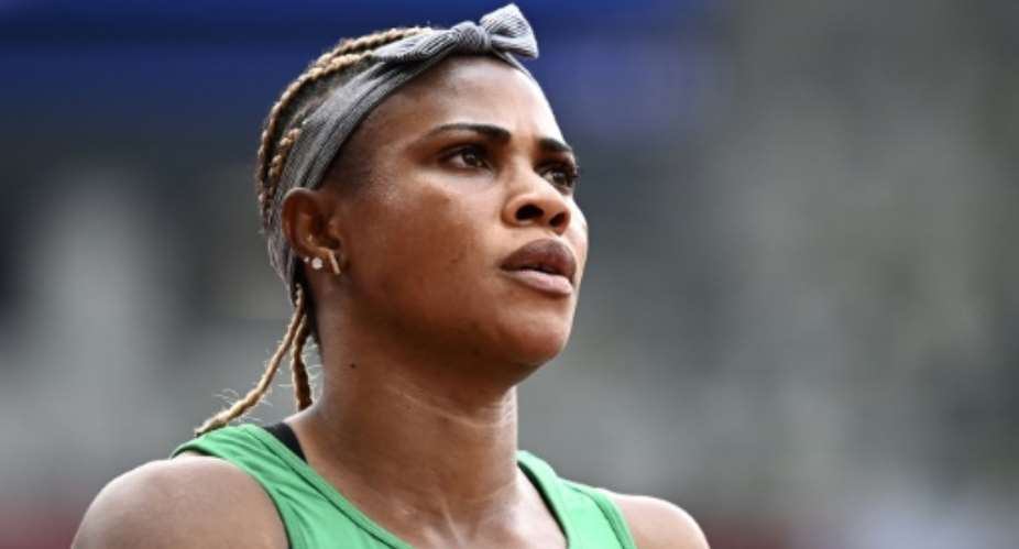 Out of Olympics: Nigeria's Blessing Okagbare.  By Jewel SAMAD AFPFile
