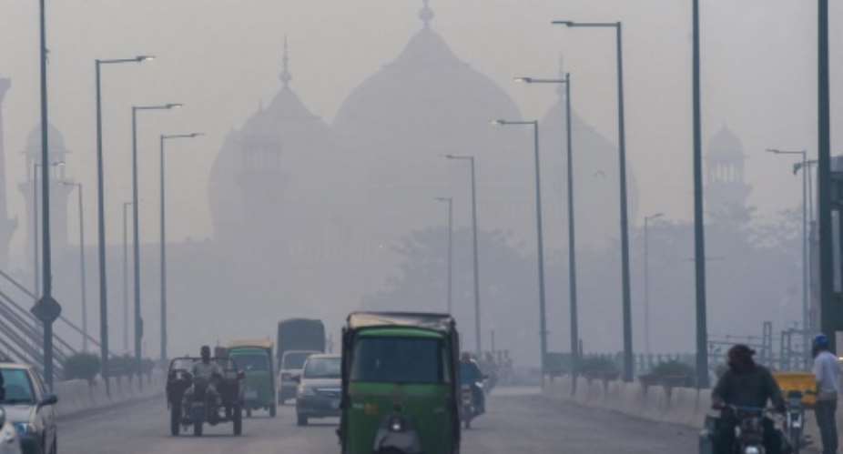 Outside air pollution is a growing threat.  By Arif ALI AFPFile