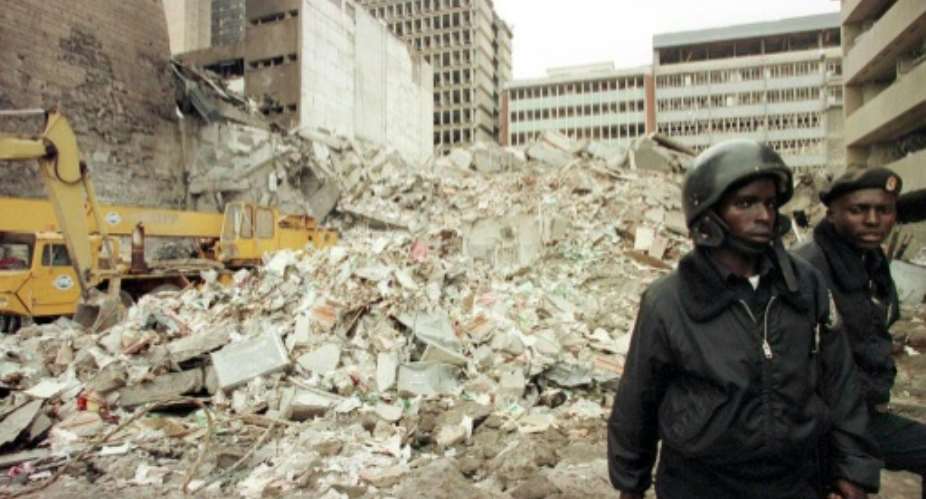 Over 200 people were killed and many more injured in the twin embassy bombings of 1998.  By ALEXANDER JOE AFPFile