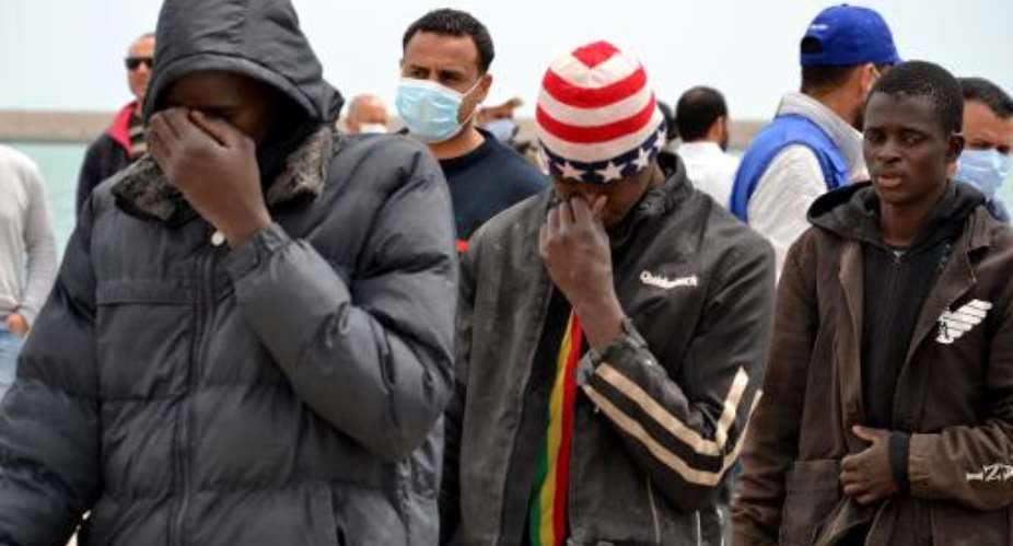 Senegal has set up a crisis unit to help the families of migrants shipwrecked in the Mediterranean to get information about their loved ones.  By Fethi Nasri AFPFile