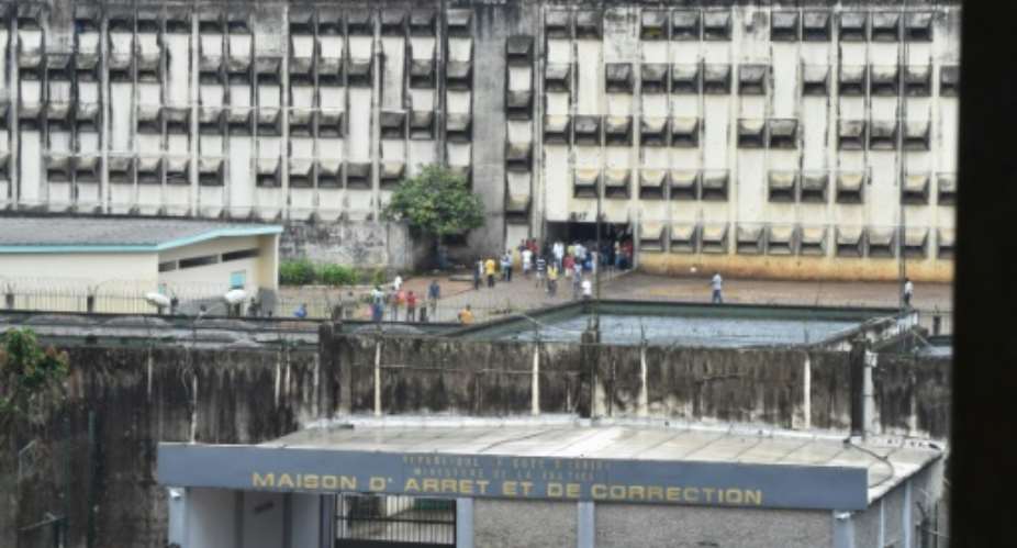 Overcrowded prisons are well-known targets for coronavirus. Abidjan's main prison, designed for 1,500 inmates, has a population of 7,000.  By SIA KAMBOU AFP