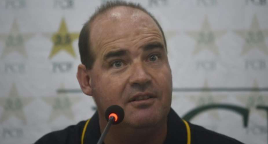 Pakistan's newly-appointed head cricket coach Mickey Arthur speaks to the media in Lahore, on June 9, 2016.  By Arif Ali AFPFile