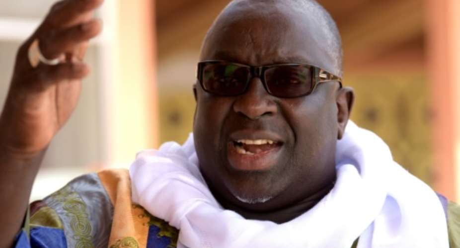 Papa Massata Diack, pictured in March 2017, lost his appeal against a life ban.  By SEYLLOU AFPFile