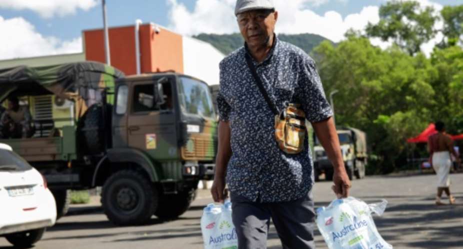 Paris has begun delivering bottled water to 'vulnerable' people in Mayotte, but residents say it is not enough.  By Chafion MADI (AFP/File)