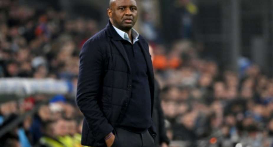 Patrick Vieira was Strasbourg boss.  By NICOLAS TUCAT (AFP/File)