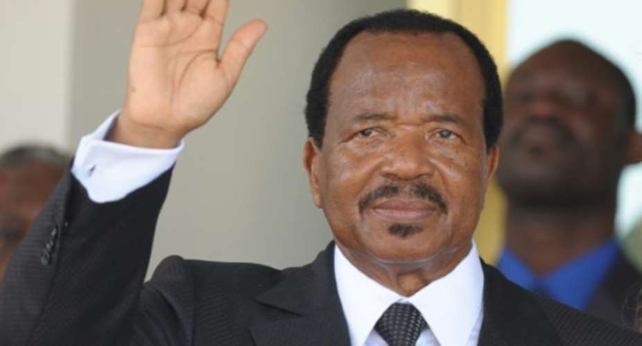 Paul Biya, Cameroon's 85-year-old president, has been sworn in for a seventh term in office.  By ISSOUF SANOGO AFPFile