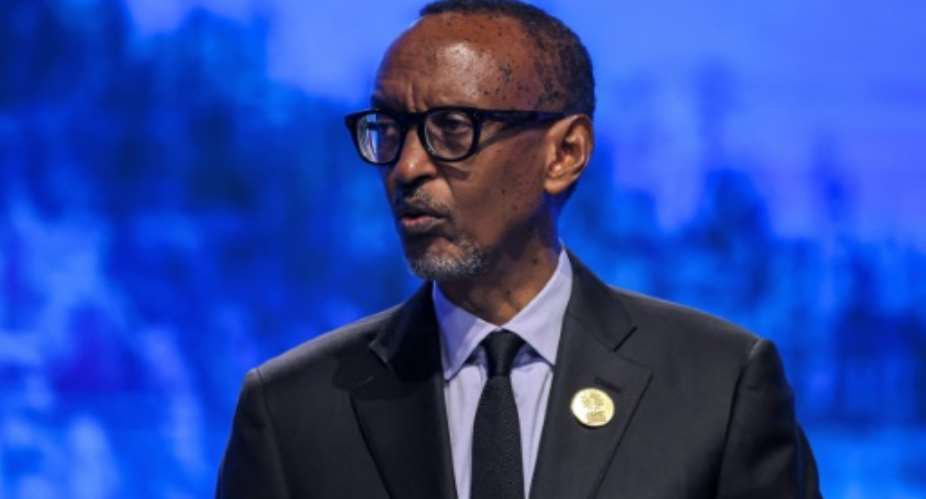 Paul Kagame has been de facto leader of Rwanda since the 1994 genocide.  By AHMAD GHARABLI AFPFile
