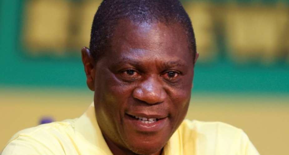 Paul Mashatile, 61, the partys former finance chief, was Monday elected the new vice president.  By PHILL MAGAKOE (AFP)