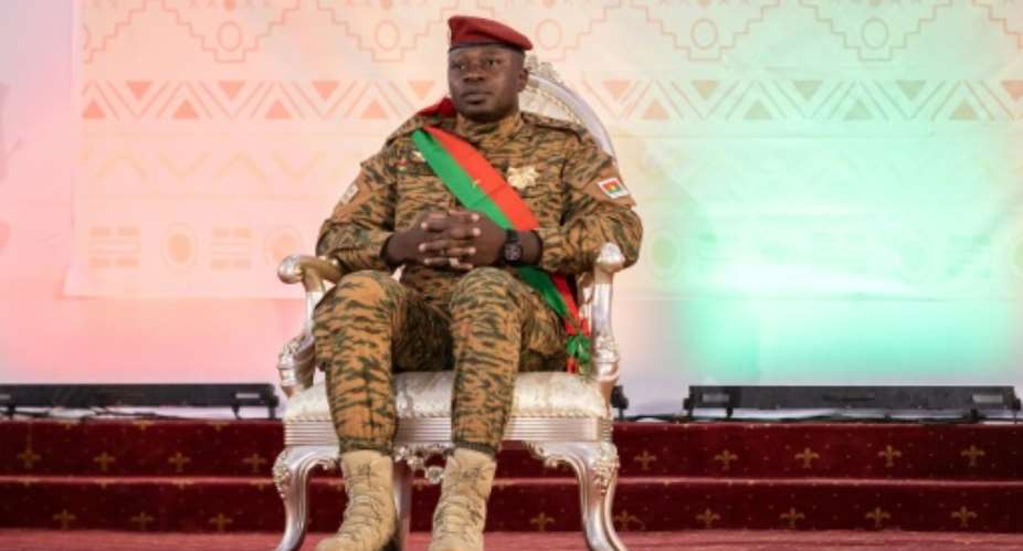 Paul-Henri Sandaogo Damiba was transitional president of Burkina Faso but was quickly overthrown by the current junta.  By OLYMPIA DE MAISMONT (AFP/File)